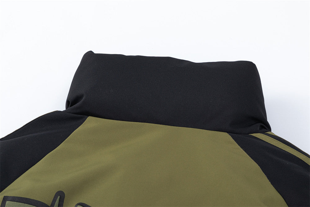 Stand Collar Bread Cotton-padded Jacket For Men