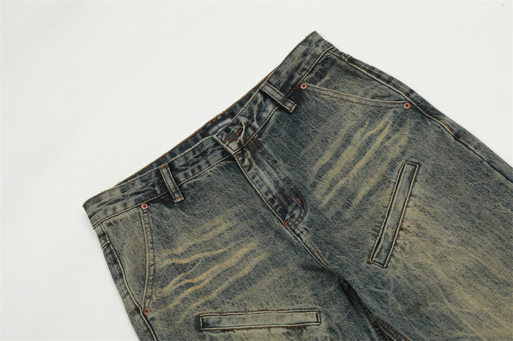 Washed & Worn Loose Pocket Pants