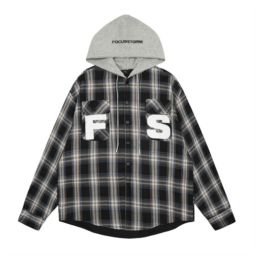 Relaxed Heritage Overshirt Hoodie