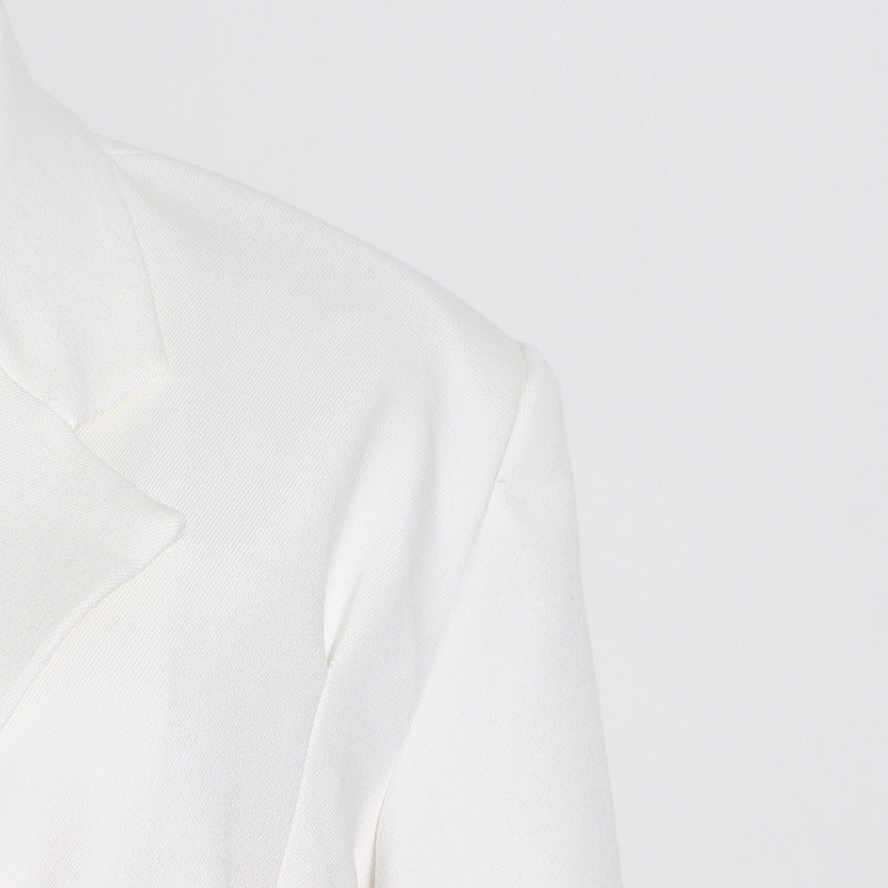 Novelle Studio Tailored Suit-Collar Fashion Coat