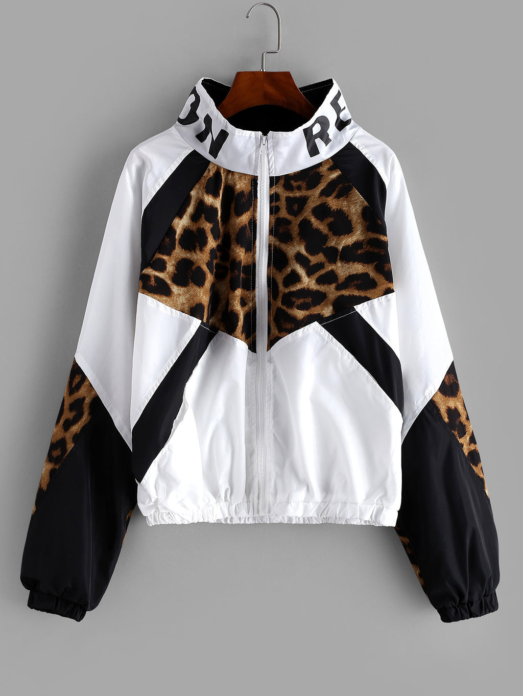 Letter Patch Jacket – Women