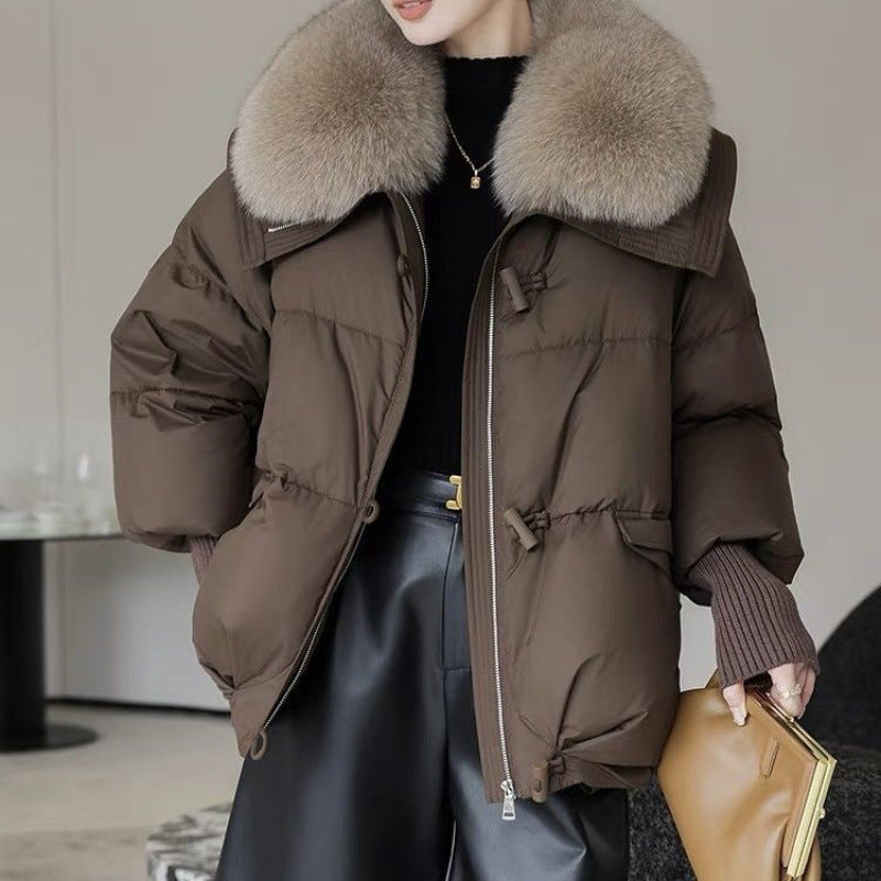 Women’s Short Fur Collar Jacket