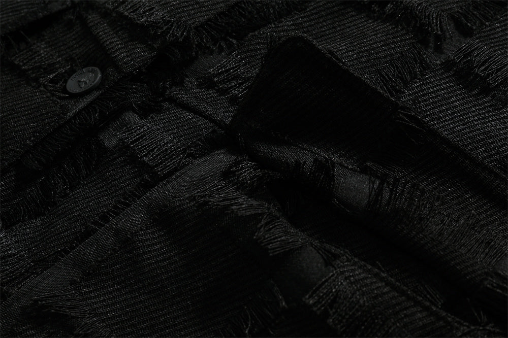 Dark High Street Tassel Jacquard Jacket