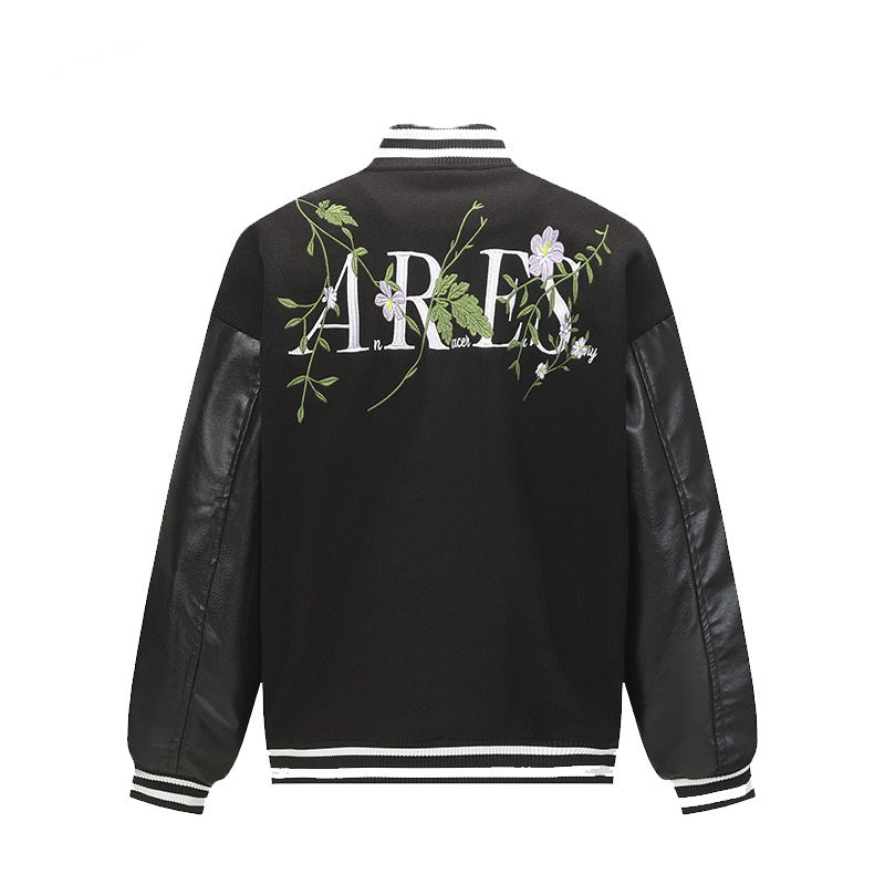 Retro Floral Embroidered Coat