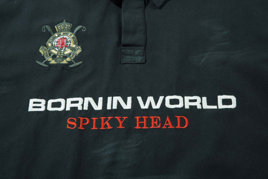 Heritage Color-Block Embroidered Lapel Jacket