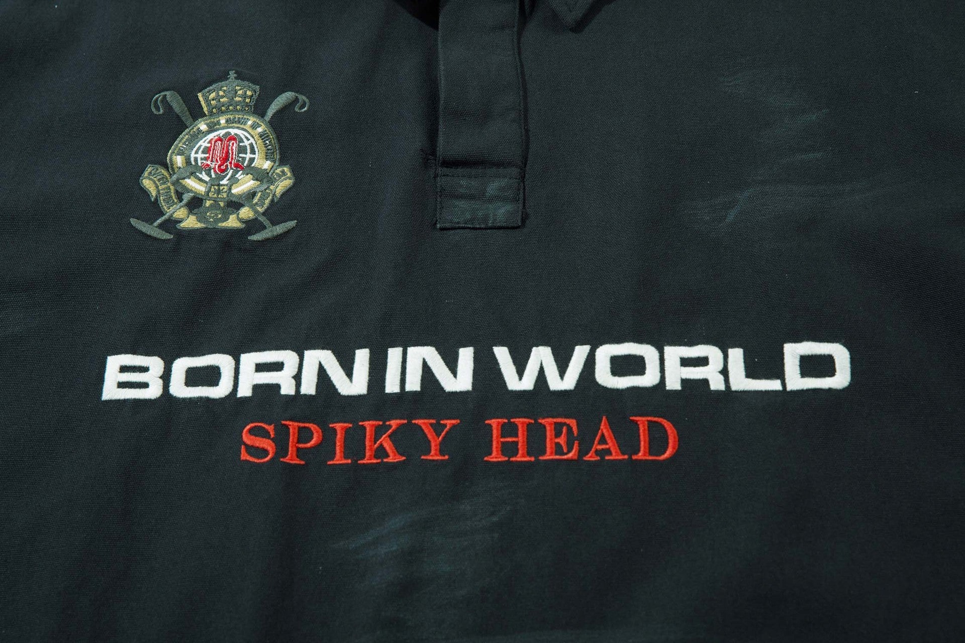 Heritage Color-Block Embroidered Lapel Jacket