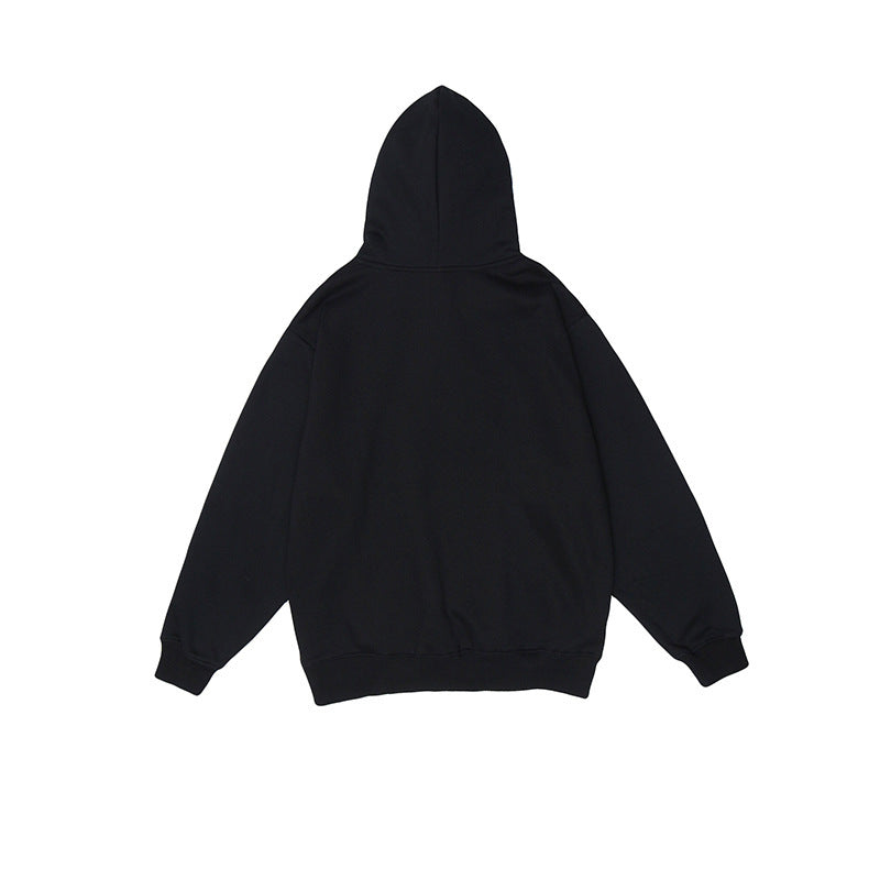 Cartoon print hoodie