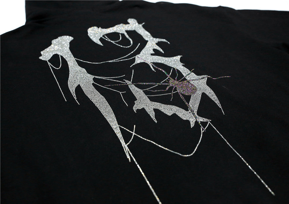 Nocturne Spider Rhinestone Street Sweater