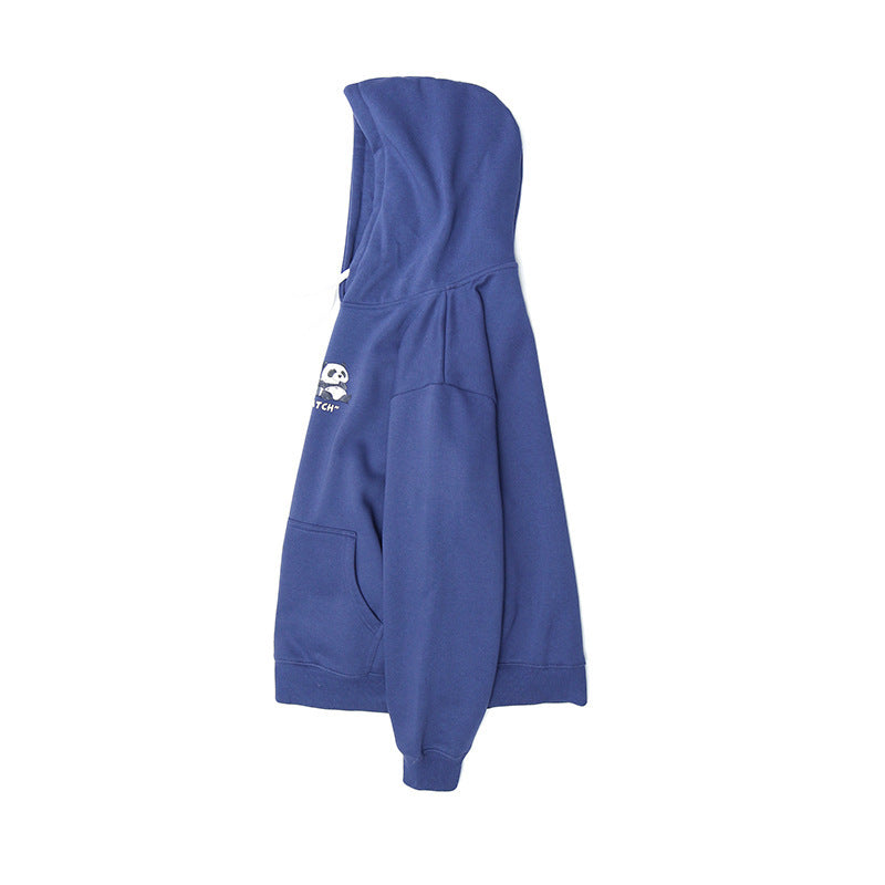 Cartoon print hoodie