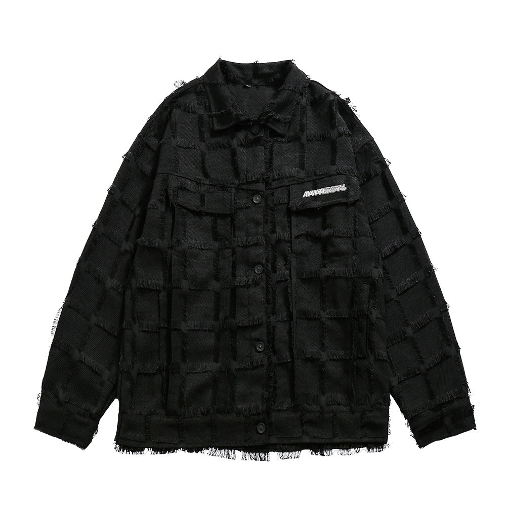 Dark High Street Tassel Jacquard Jacket