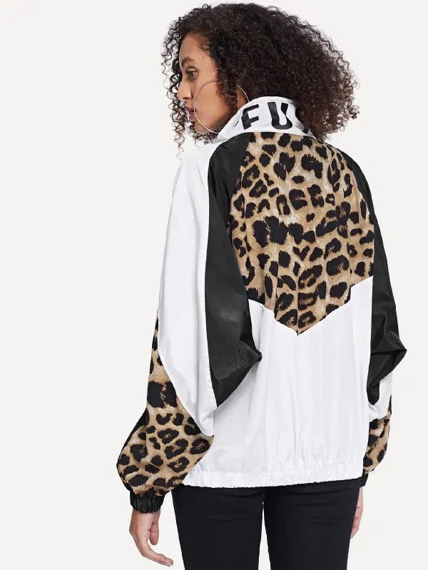 Letter Patch Jacket – Women