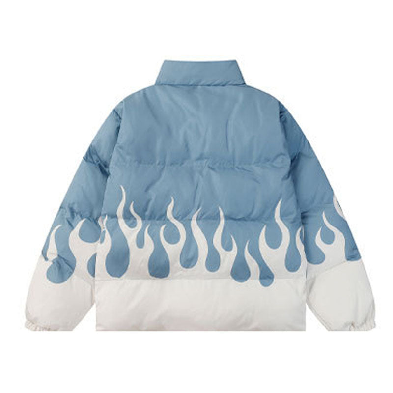 Thickened Cotton Flame Jacket