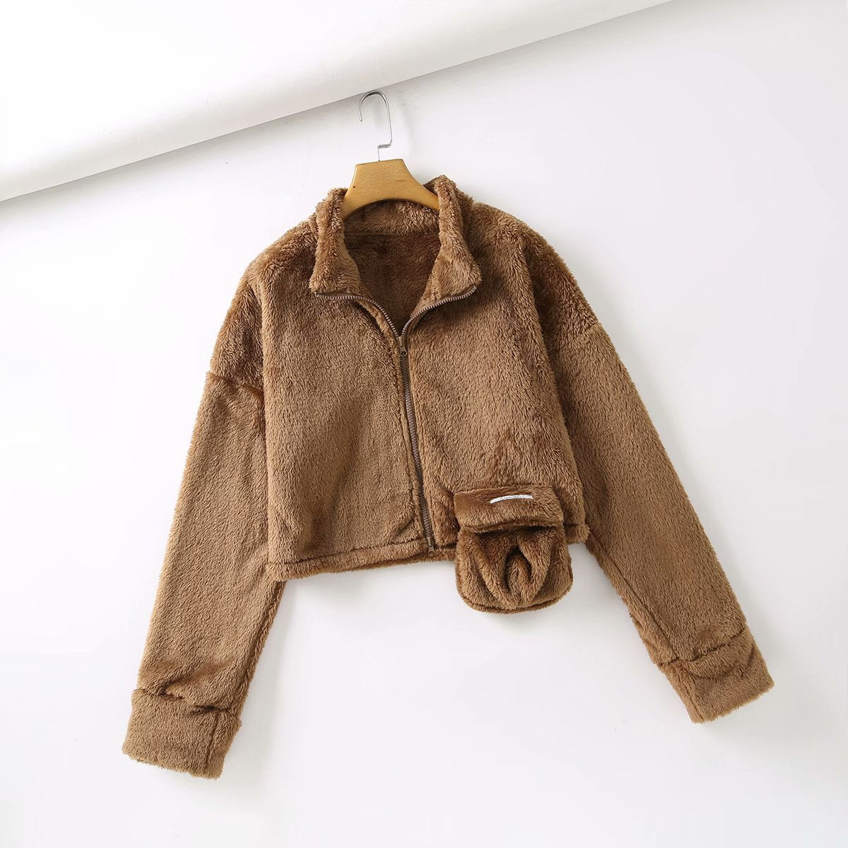 Plush Zipper Jacket