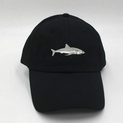 mbroidered Shark Baseball Cap