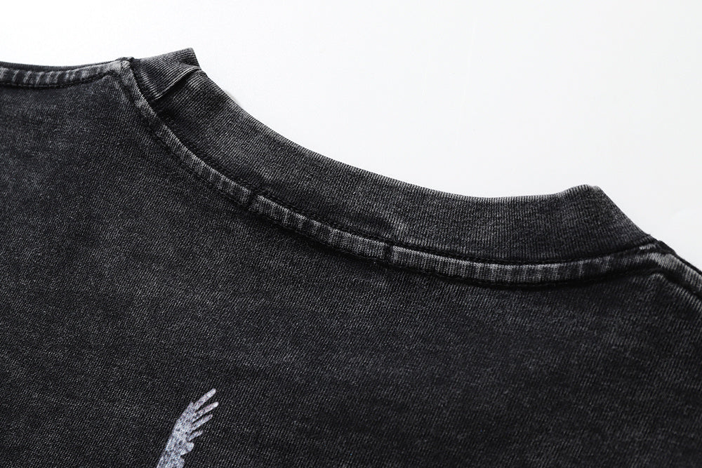 UrbanForge Vintage Washed Streetwear Tee