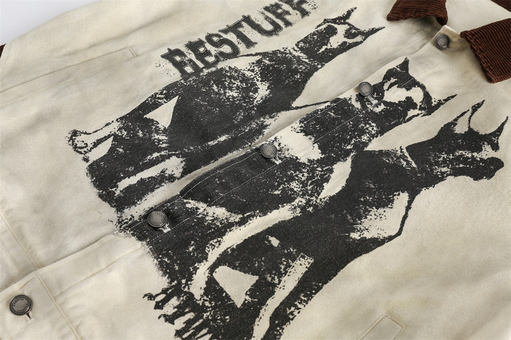 Unisex Printed Fashion Jacket