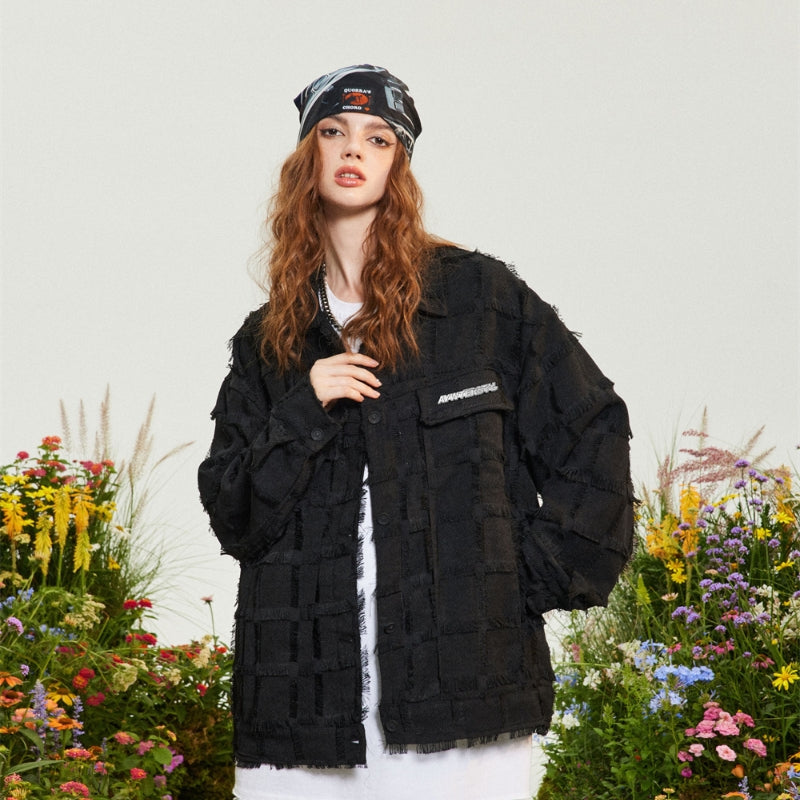 Dark High Street Tassel Jacquard Jacket