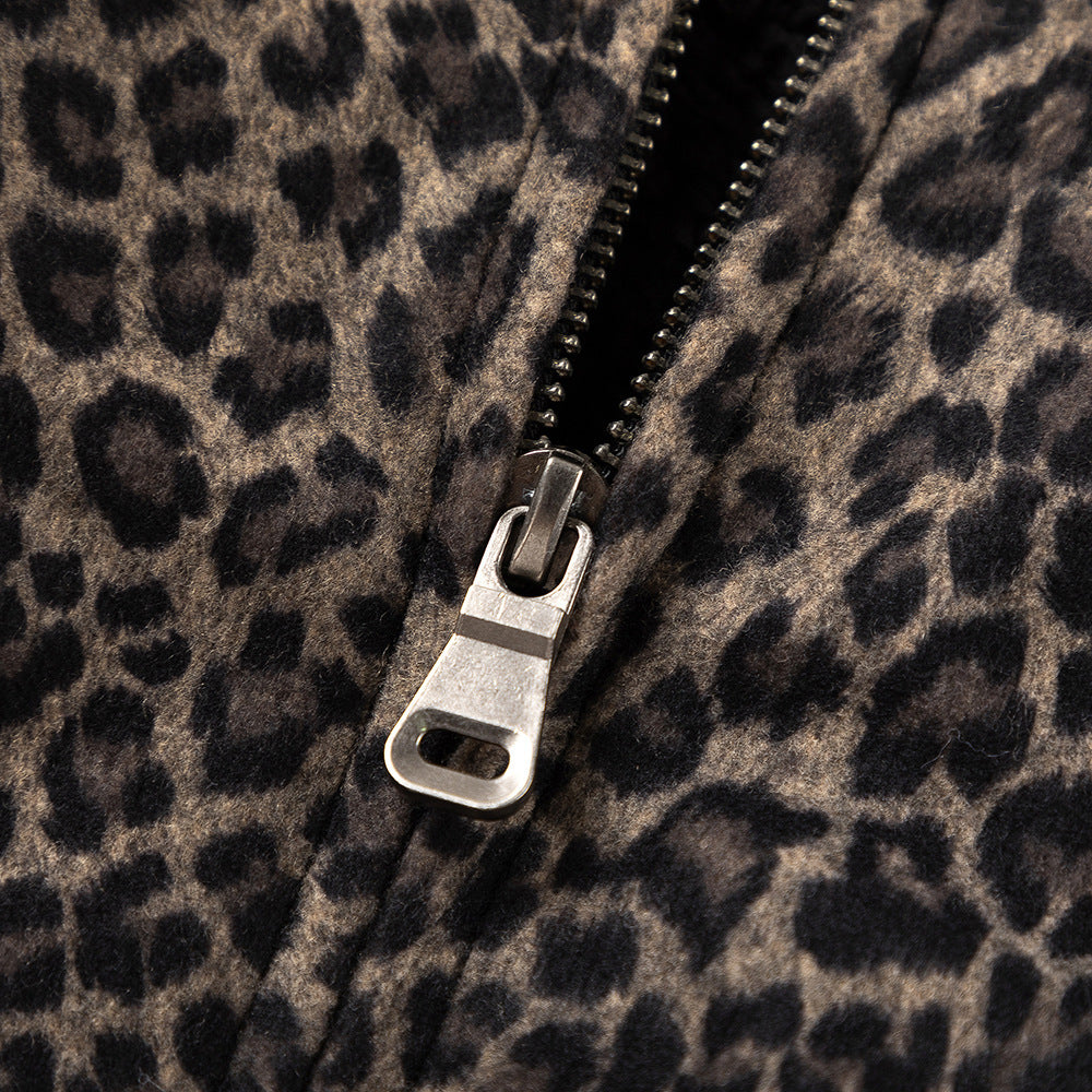 The WildLuxe Fleece Jacket Leopard Print Edition