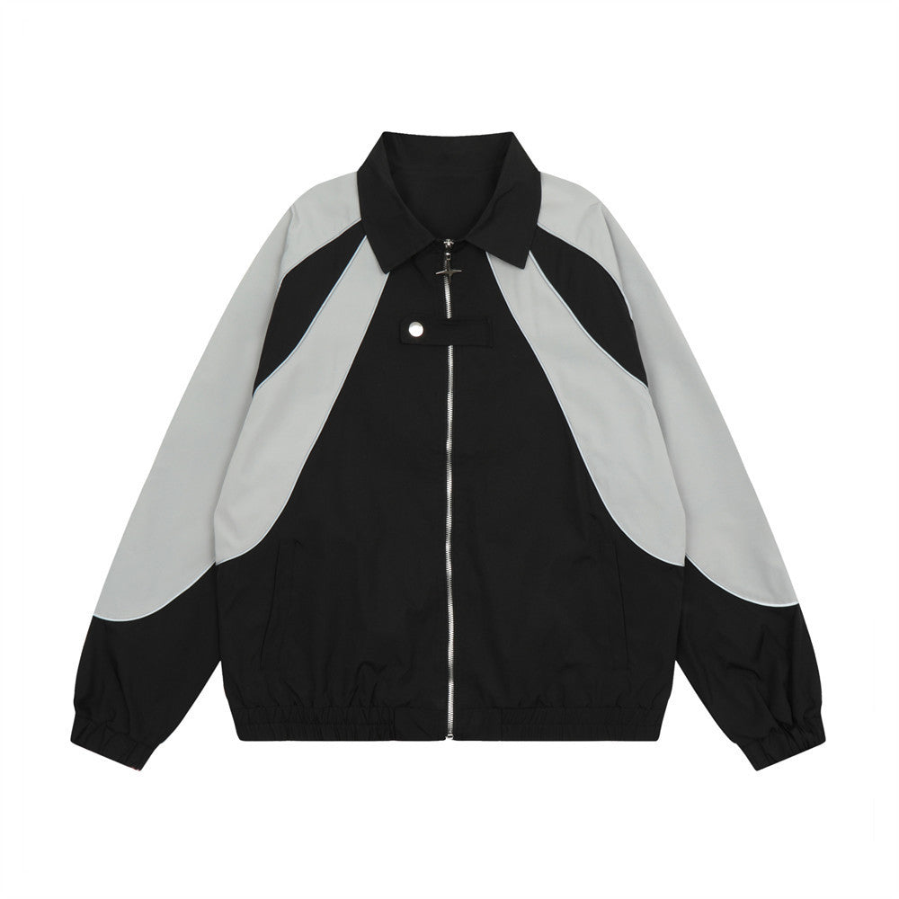 The CrestLine Contrast Lapel Coat Urban Stitch Edition