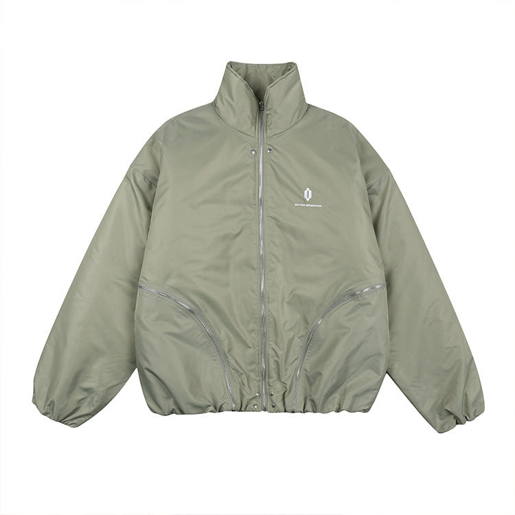 titched Detail Zip Jacket