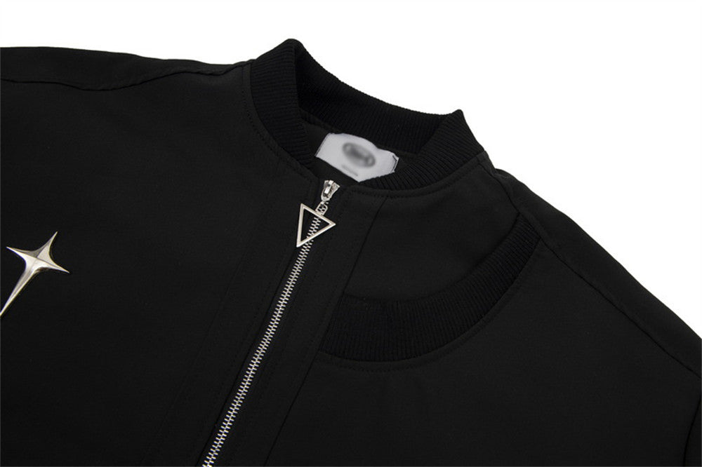 Cross Detail Flight Jacket