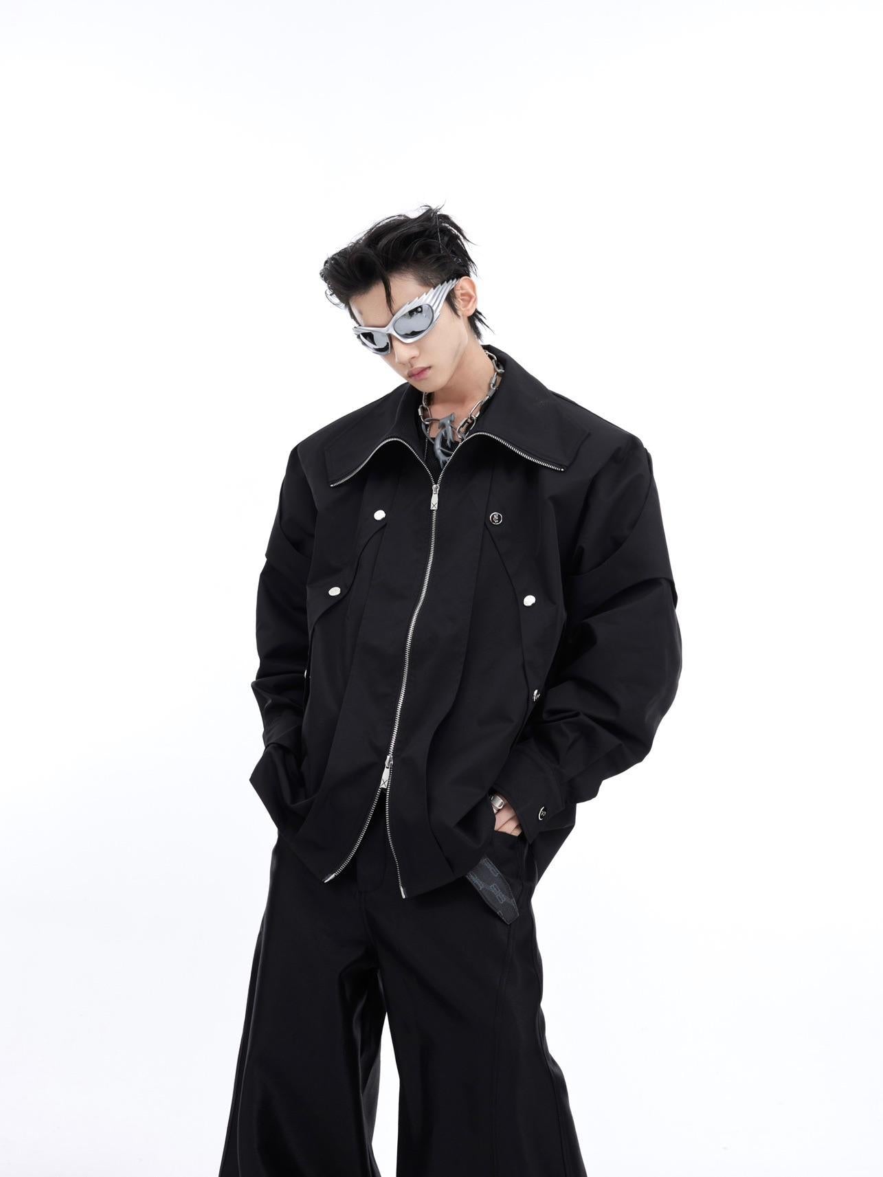 Eclipse Stand-Collar Coat