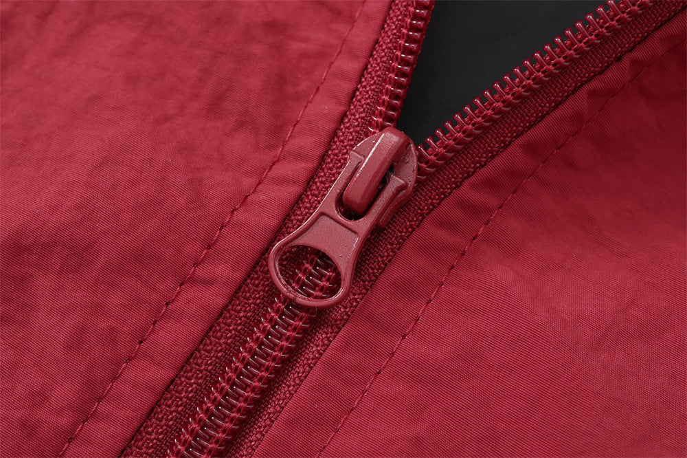 Loose Fit Stand Collar Jacket for Men