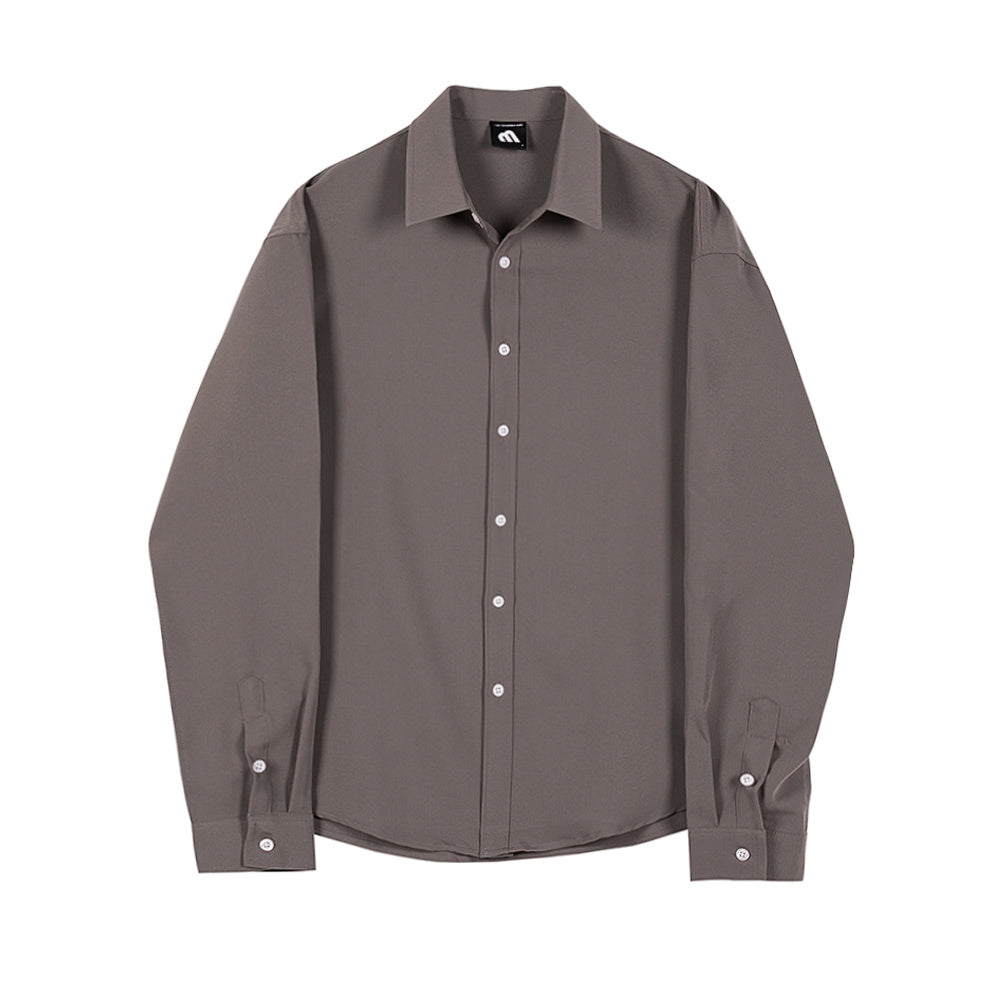 Men's Loose-Fit Business Formal Shirt