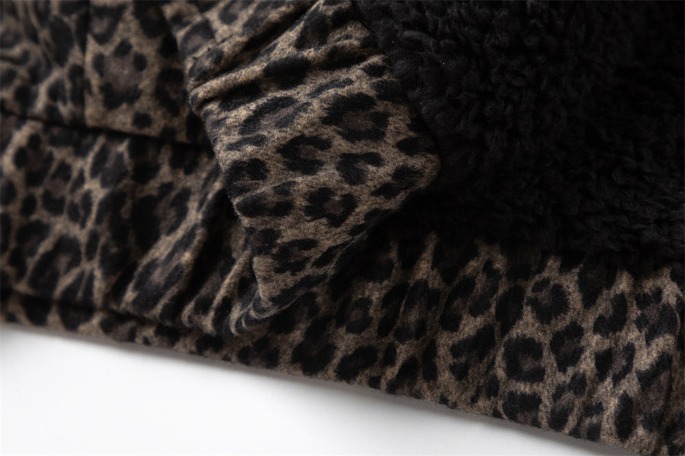 The WildLuxe Fleece Jacket Leopard Print Edition