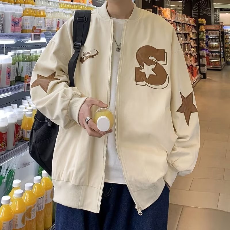 Vintage Stitch Baseball Jacket