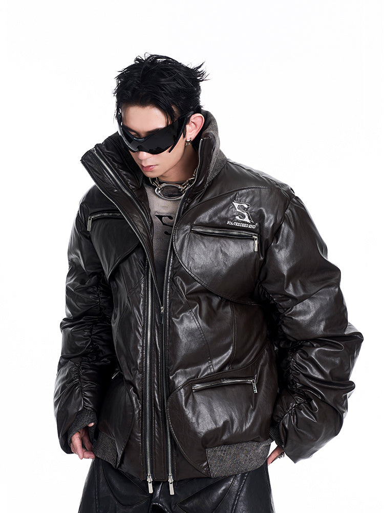 Stand Collar Cotton Jacket