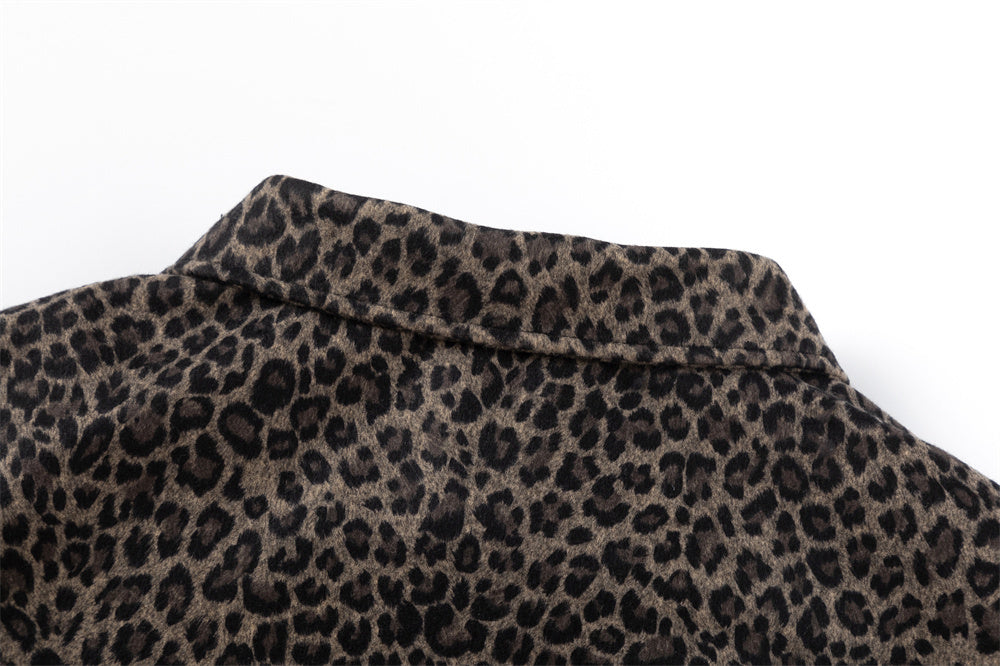 The WildLuxe Fleece Jacket Leopard Print Edition