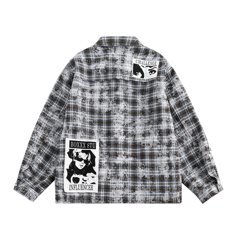 Heritage Distressed Check Jacket