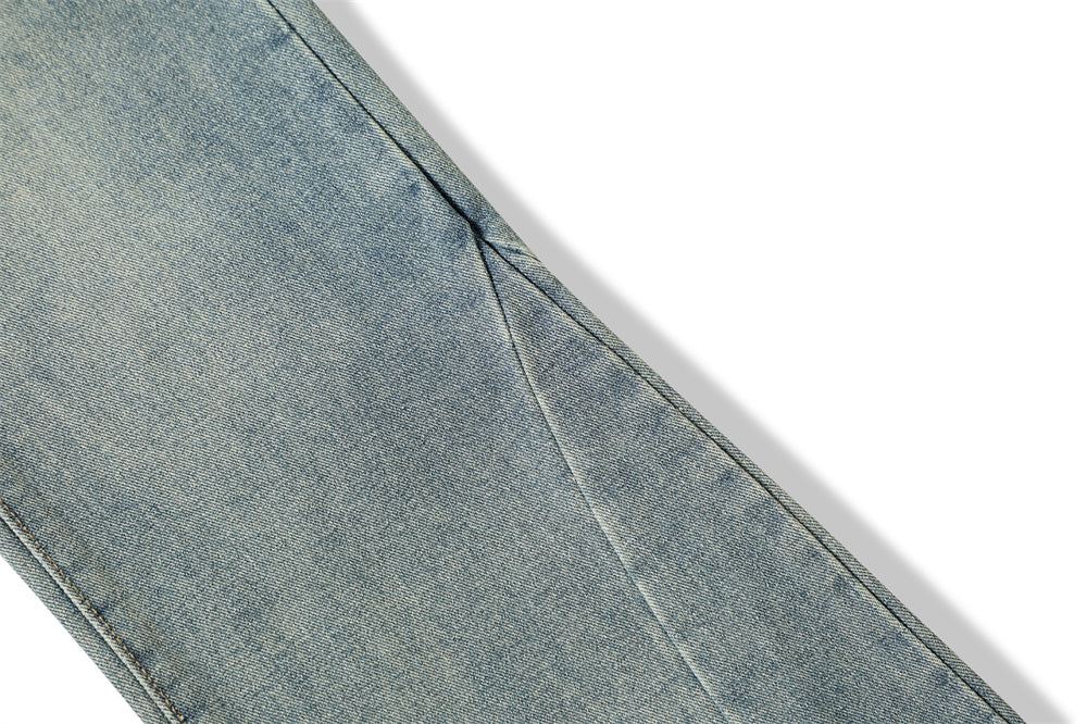 zipper detail pants men