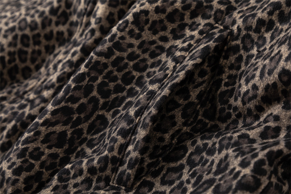 The WildLuxe Fleece Jacket Leopard Print Edition