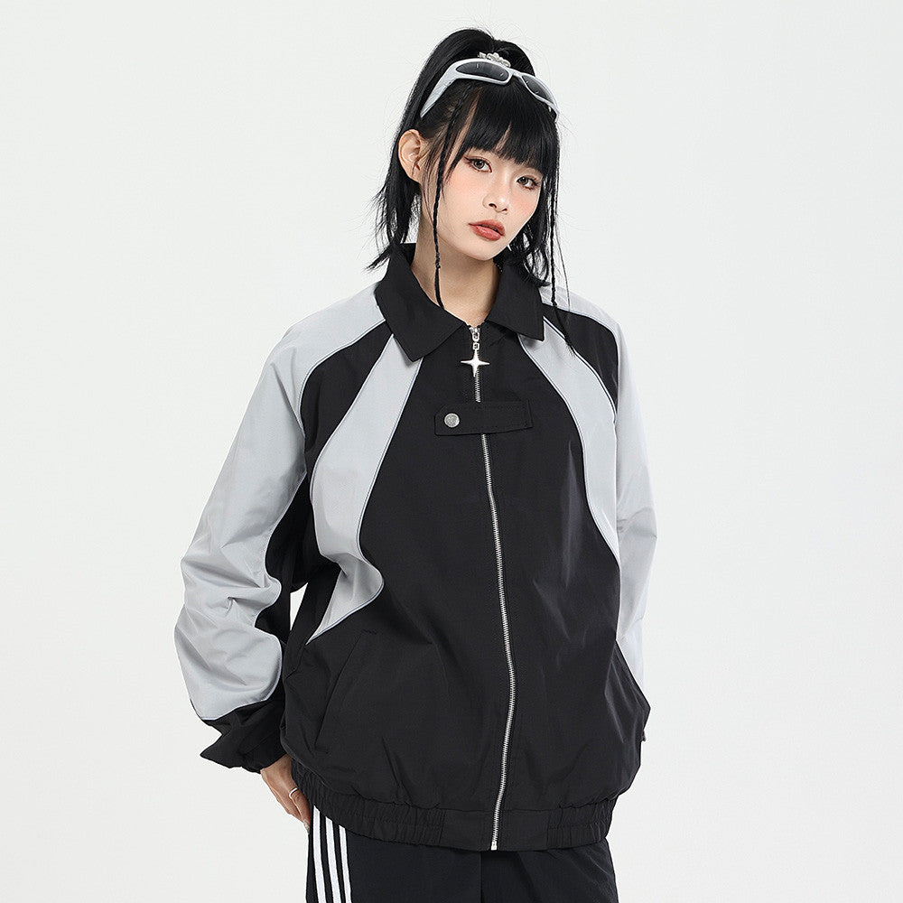 The CrestLine Contrast Lapel Coat Urban Stitch Edition