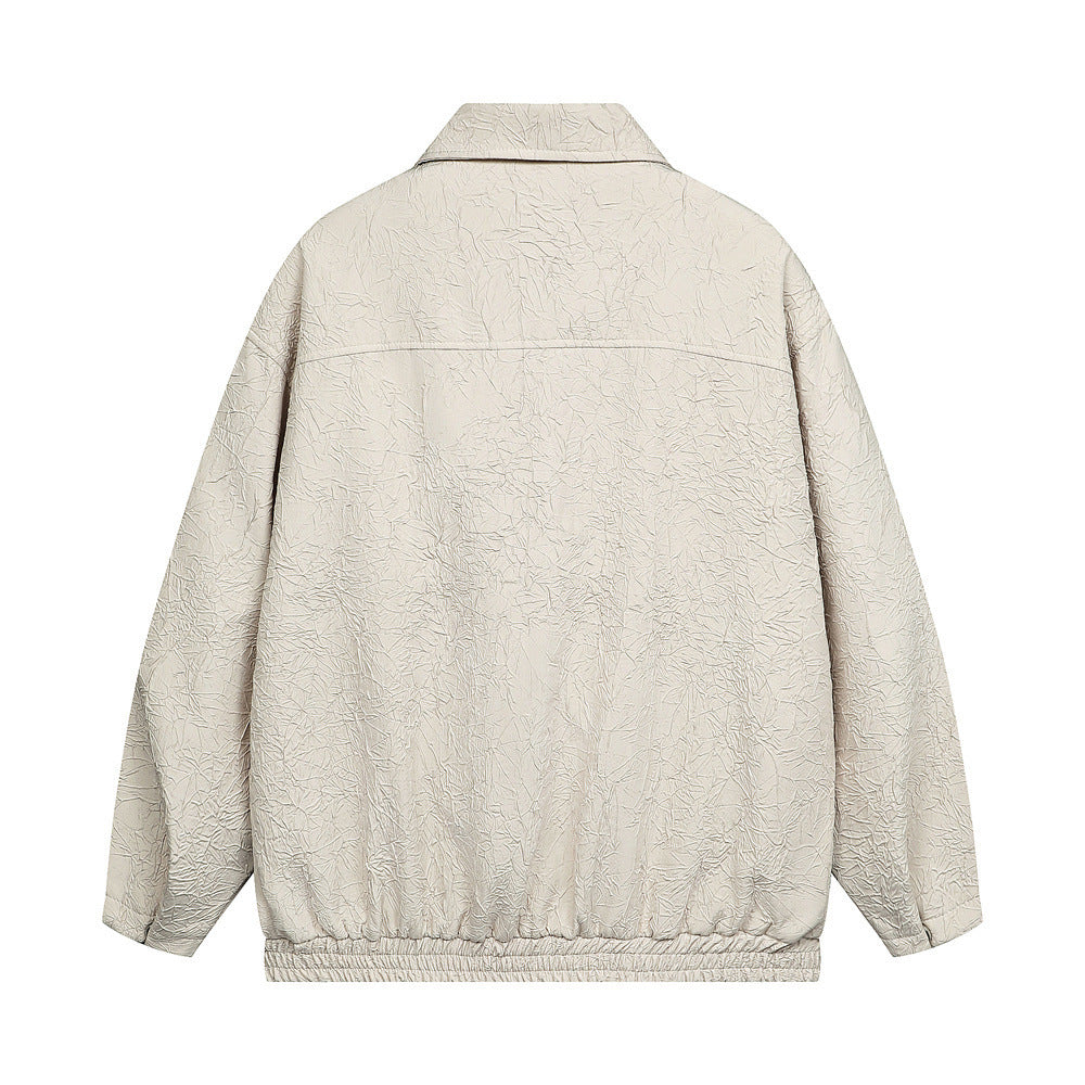 The CrestForm Pleated Texture Coat Statement Edition