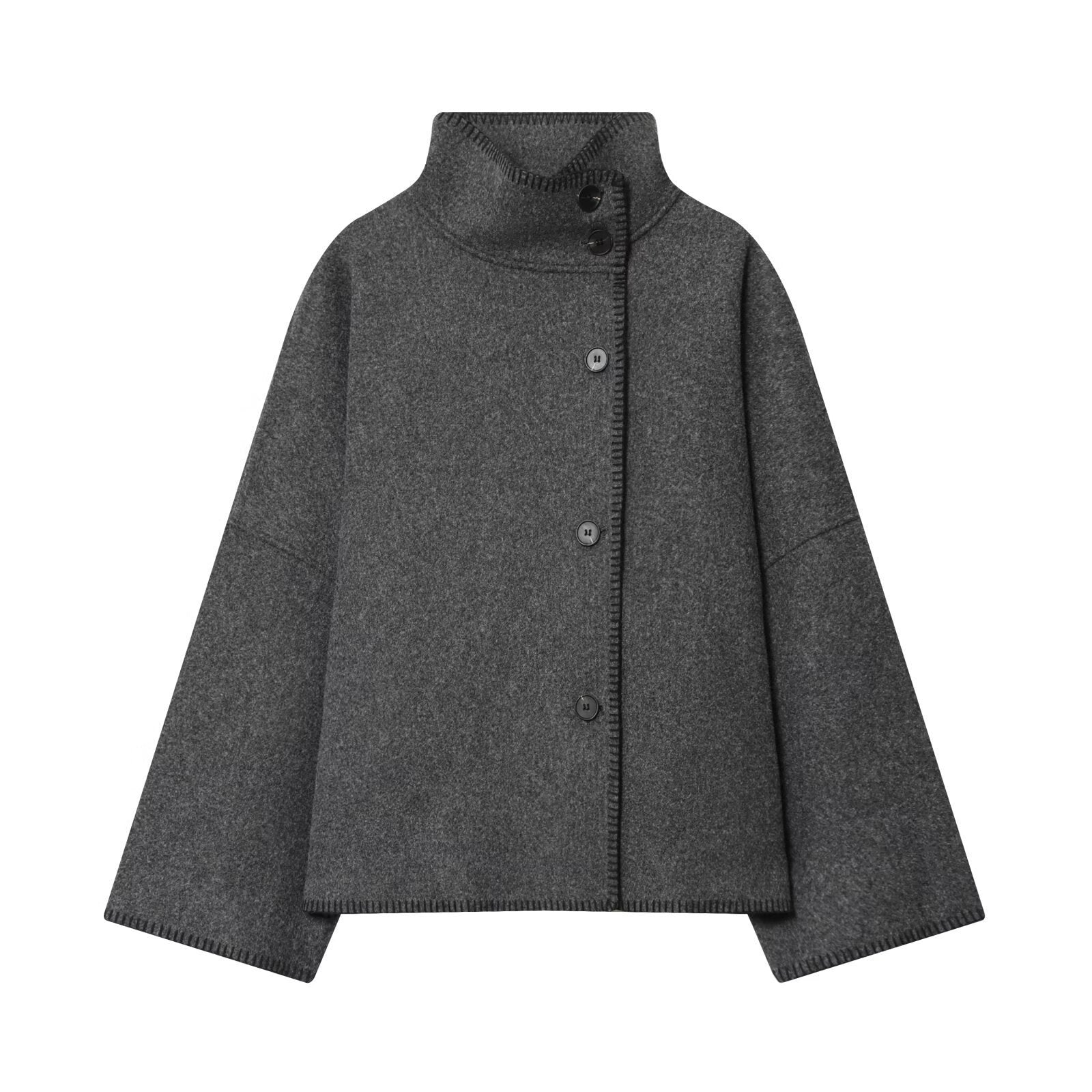 Women’s Turtleneck Baggy Coat
