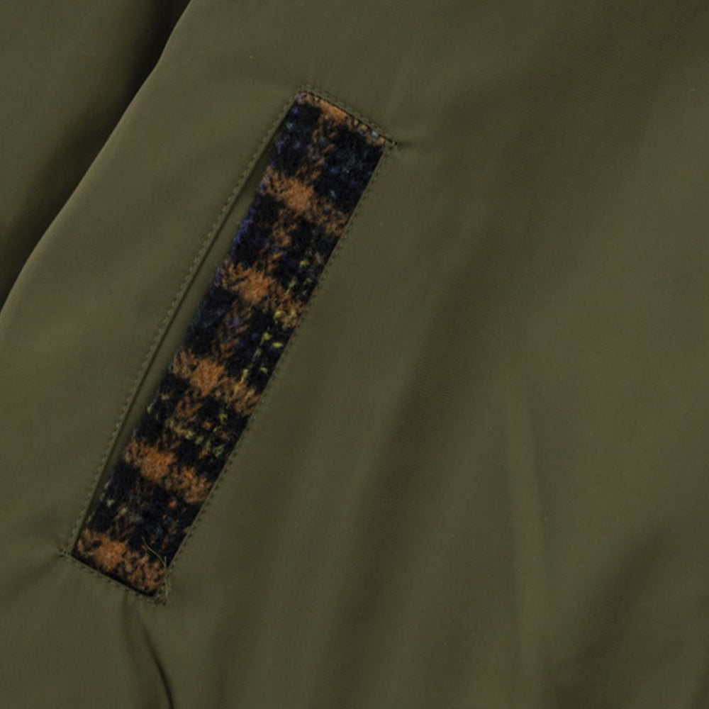 Men’s Stitching Flight Jacket