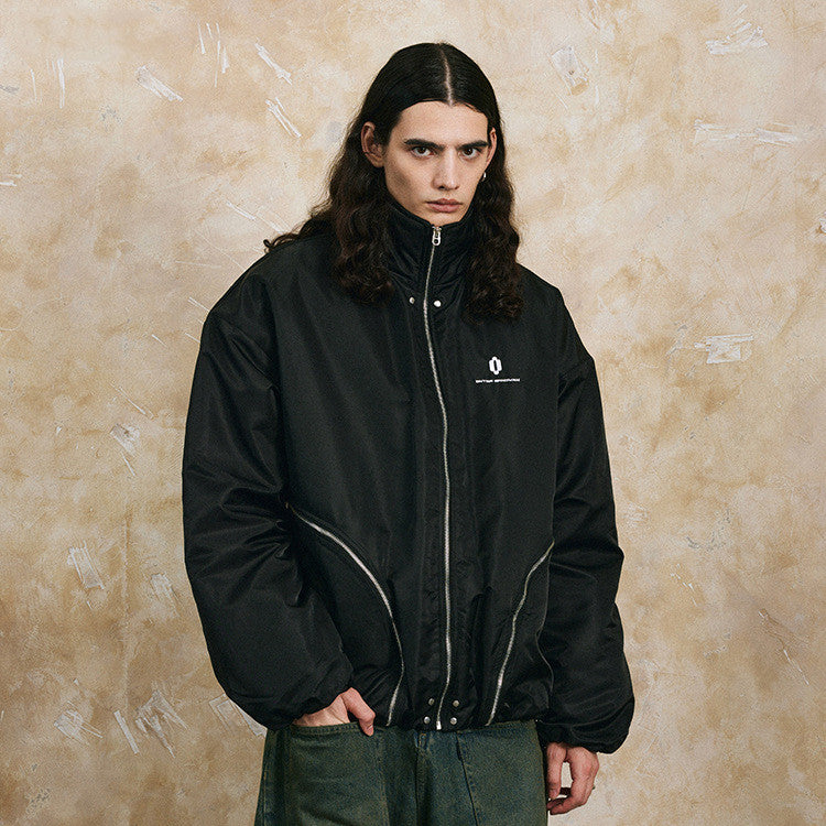 titched Detail Zip Jacket