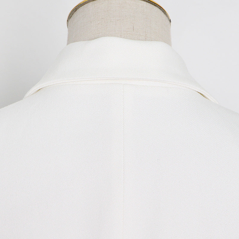 Novelle Studio Tailored Suit-Collar Fashion Coat