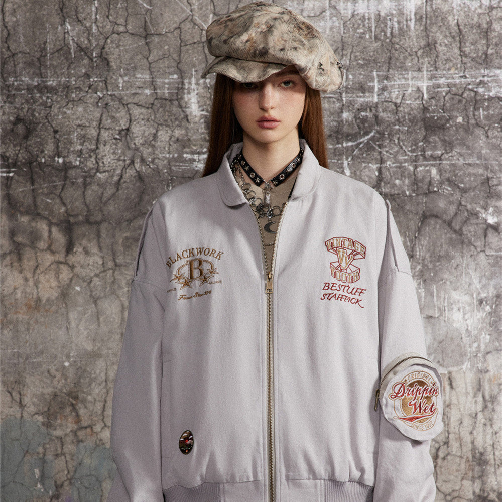 Heritage Lapel Varsity Jacket for Men