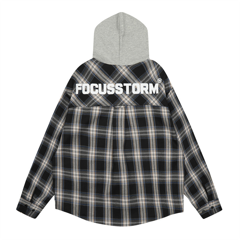 Relaxed Heritage Overshirt Hoodie