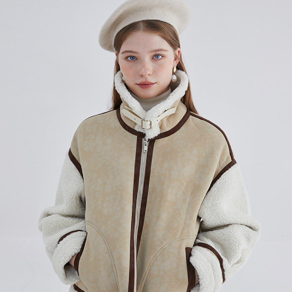 Luxury Fur Trim Coat