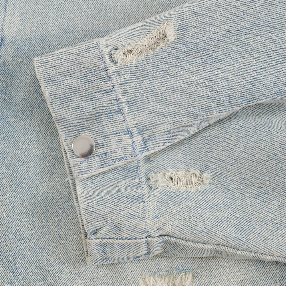 Worn-Out Denim Jacket