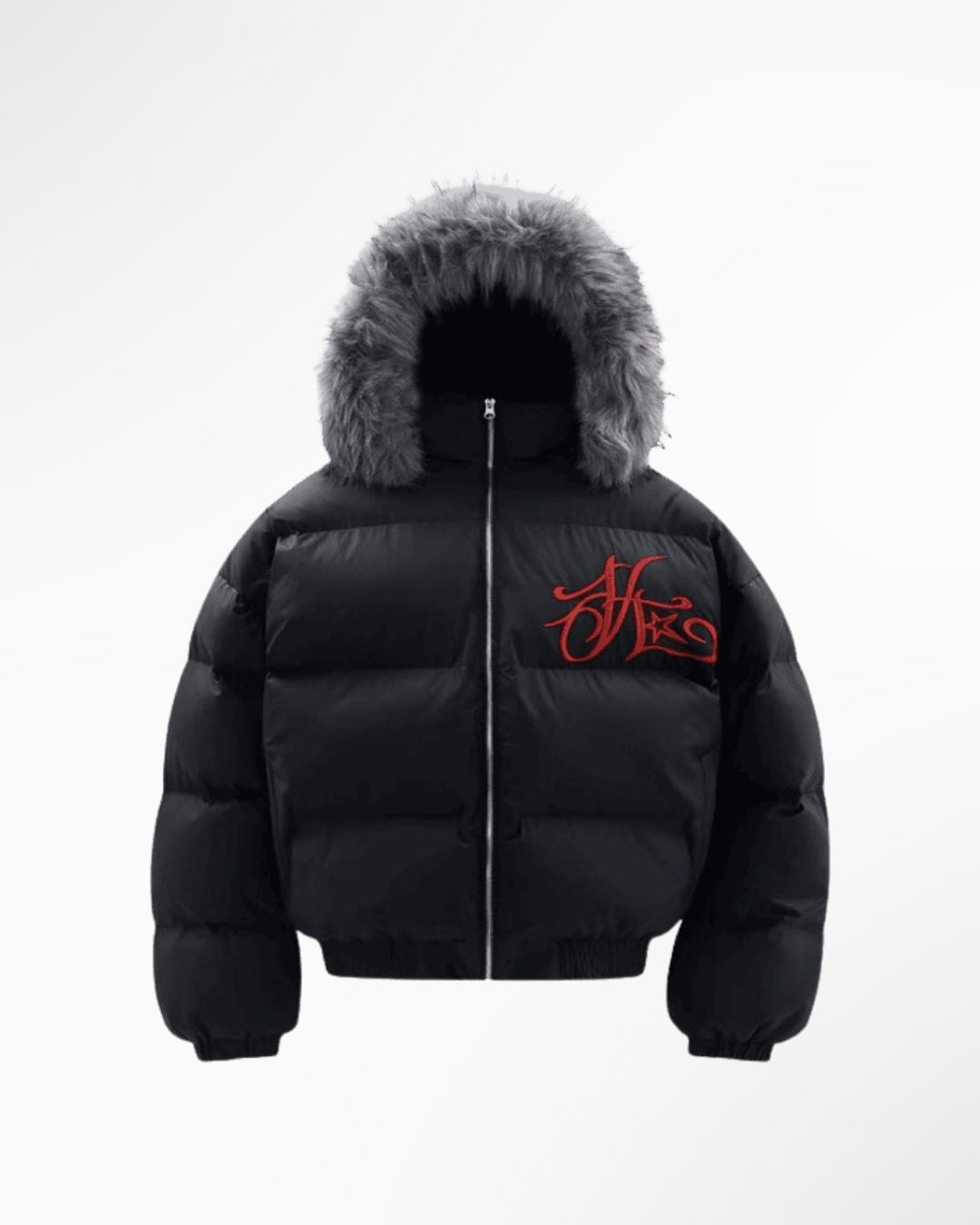 Vintage Zip-Up Padded Jacket