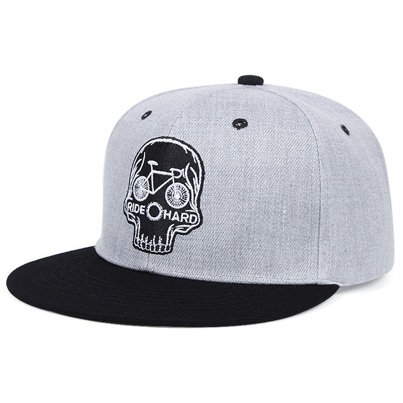 Skull Embroidered Baseball Cap