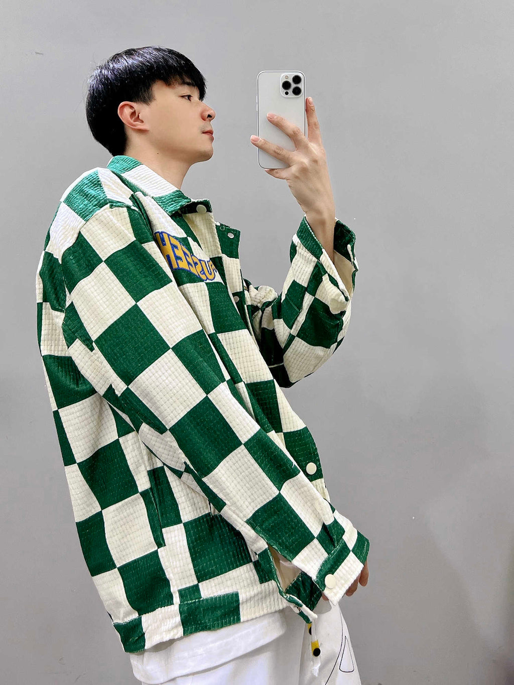 Green Lapel Jacket