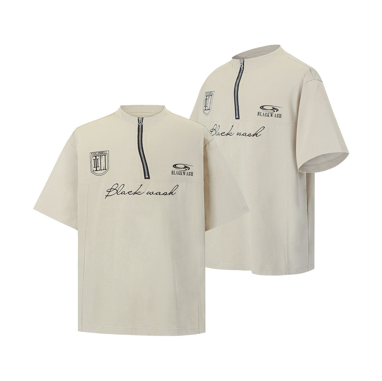 Irregular Zipper T-Shirt