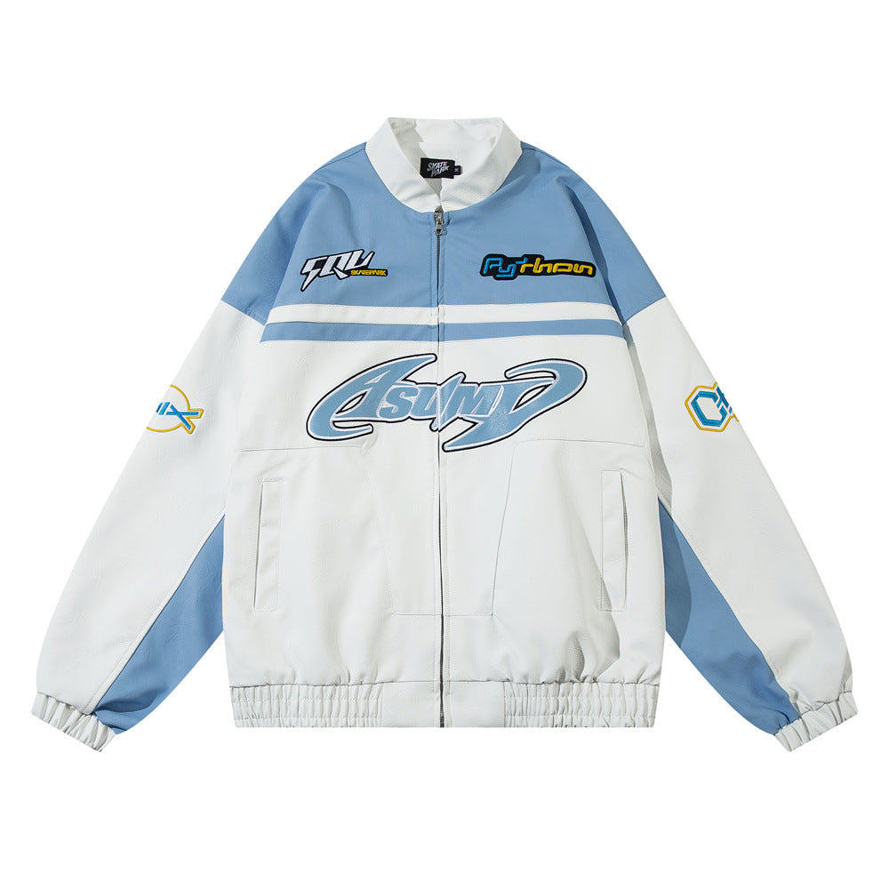 EuroAmer Moto Racing Leather Coat